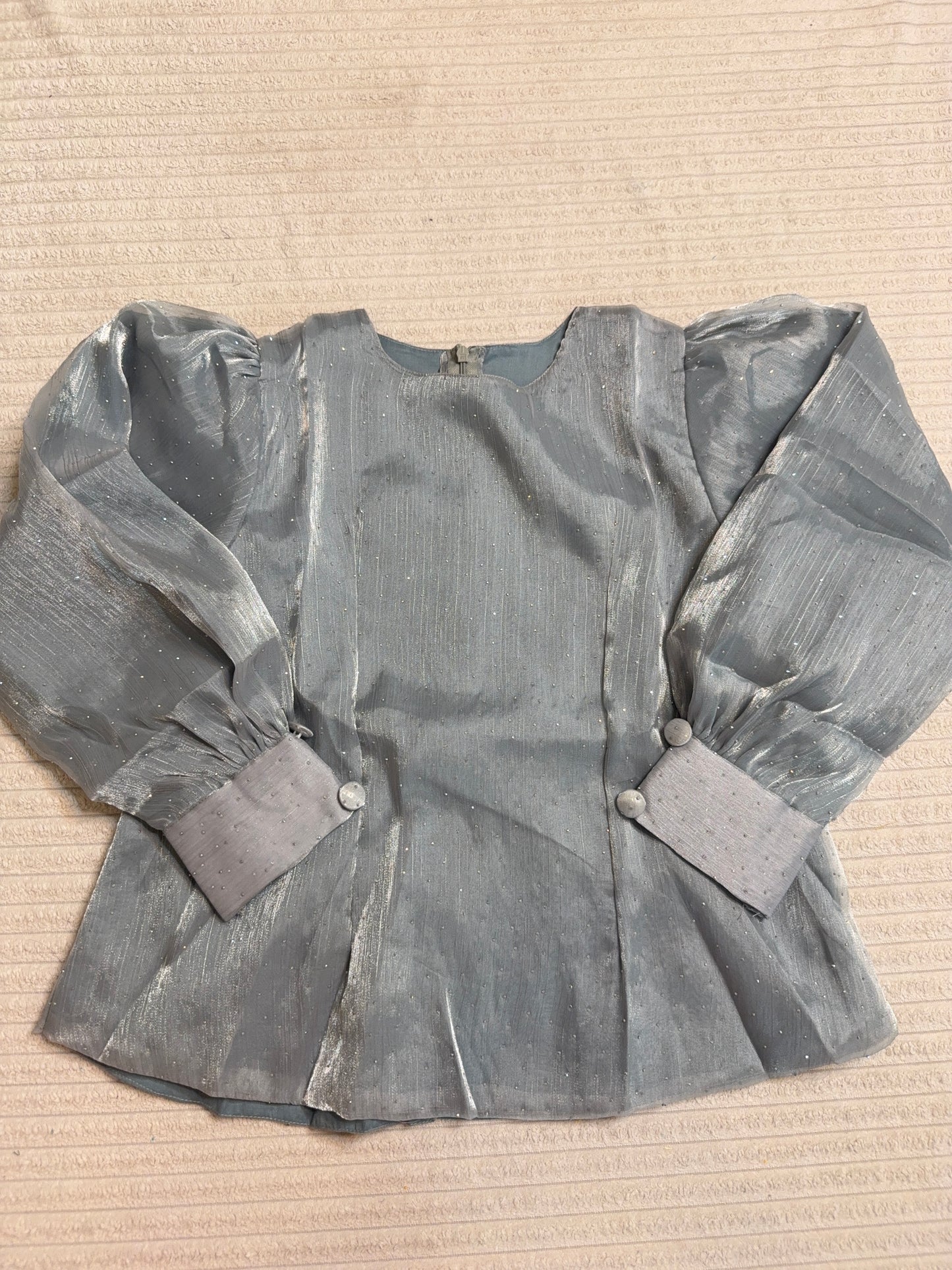 Body organza voilée