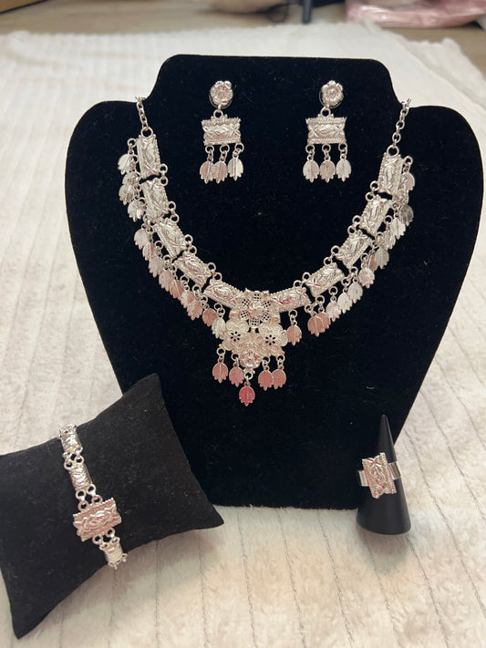 Parure argenté