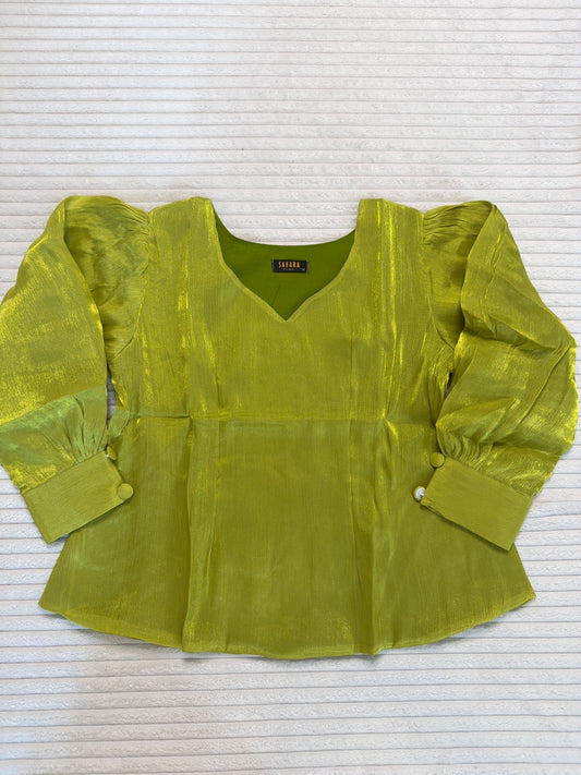 Body organza voilée