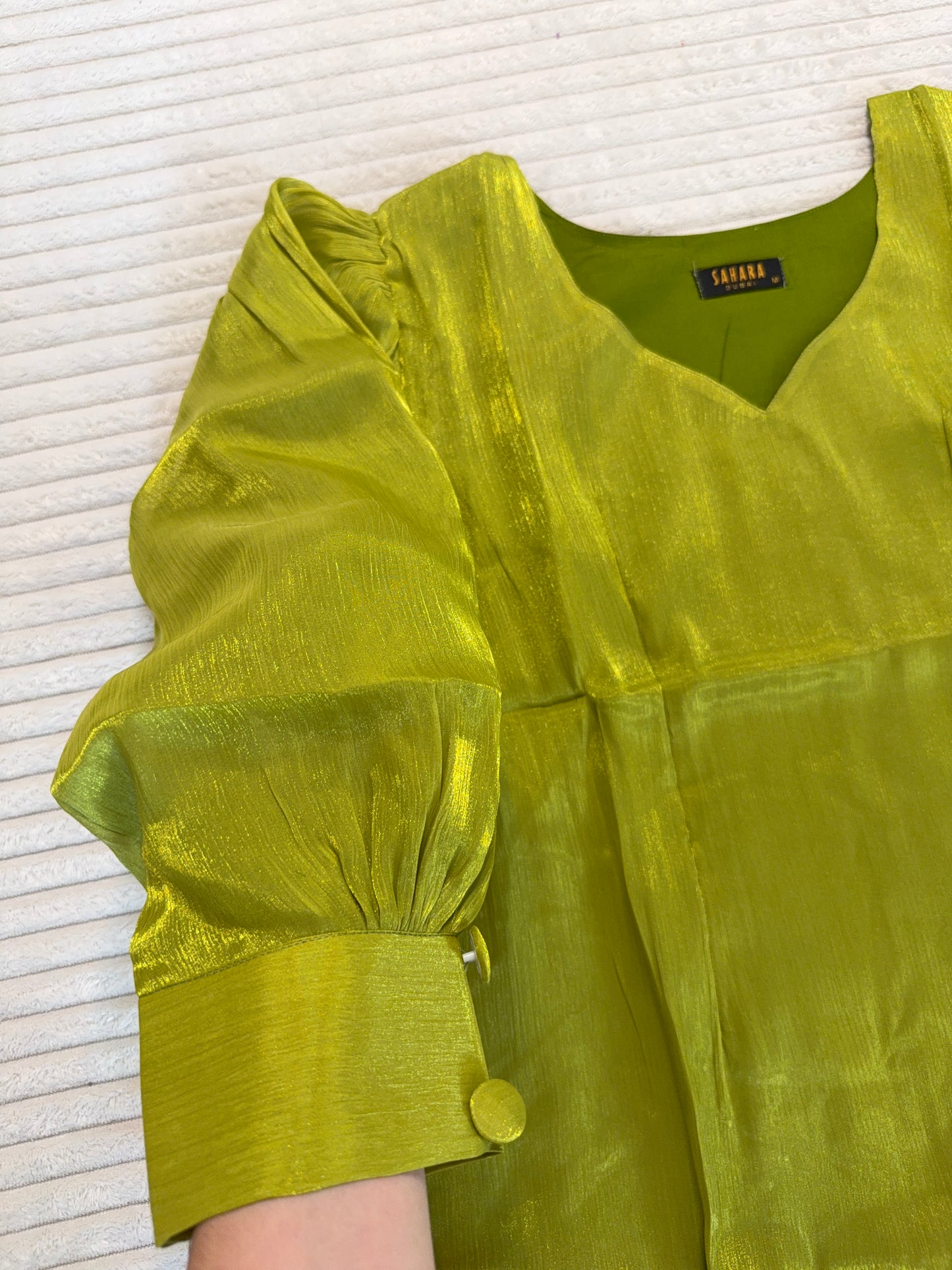 Body organza voilée