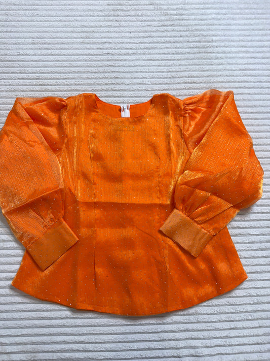 Body organza voilée