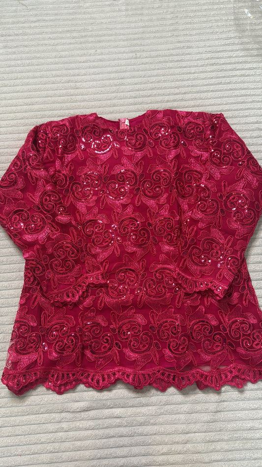 Body dentelle voilée