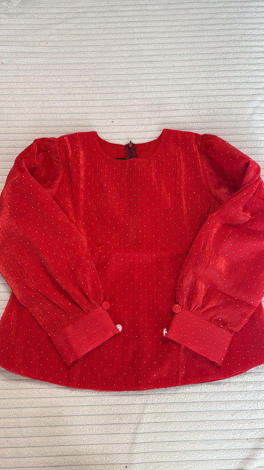 Body organza voilée