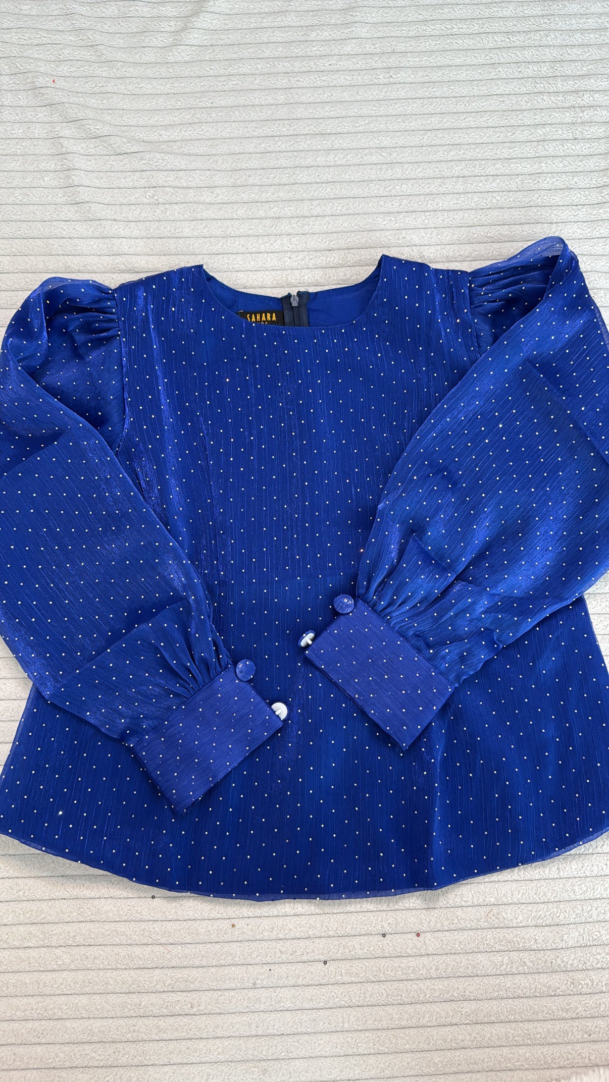 Body organza voilée