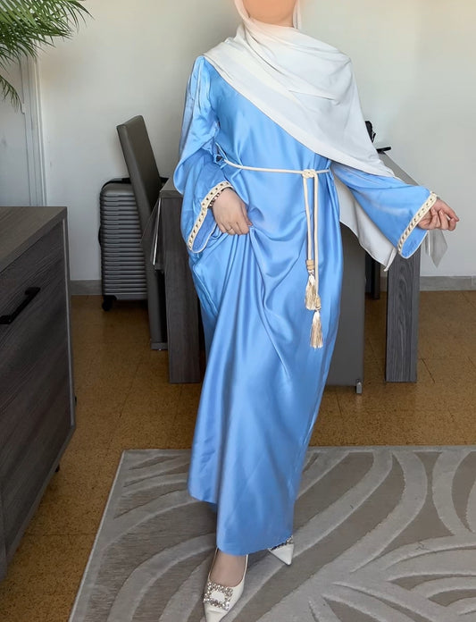 Abaya ceinturé