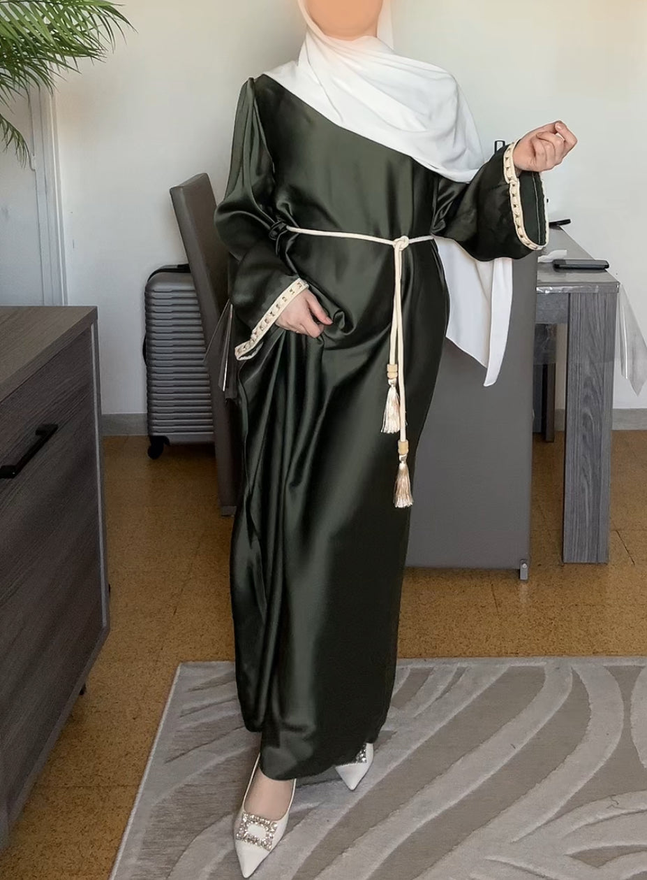 Abaya ceinturé