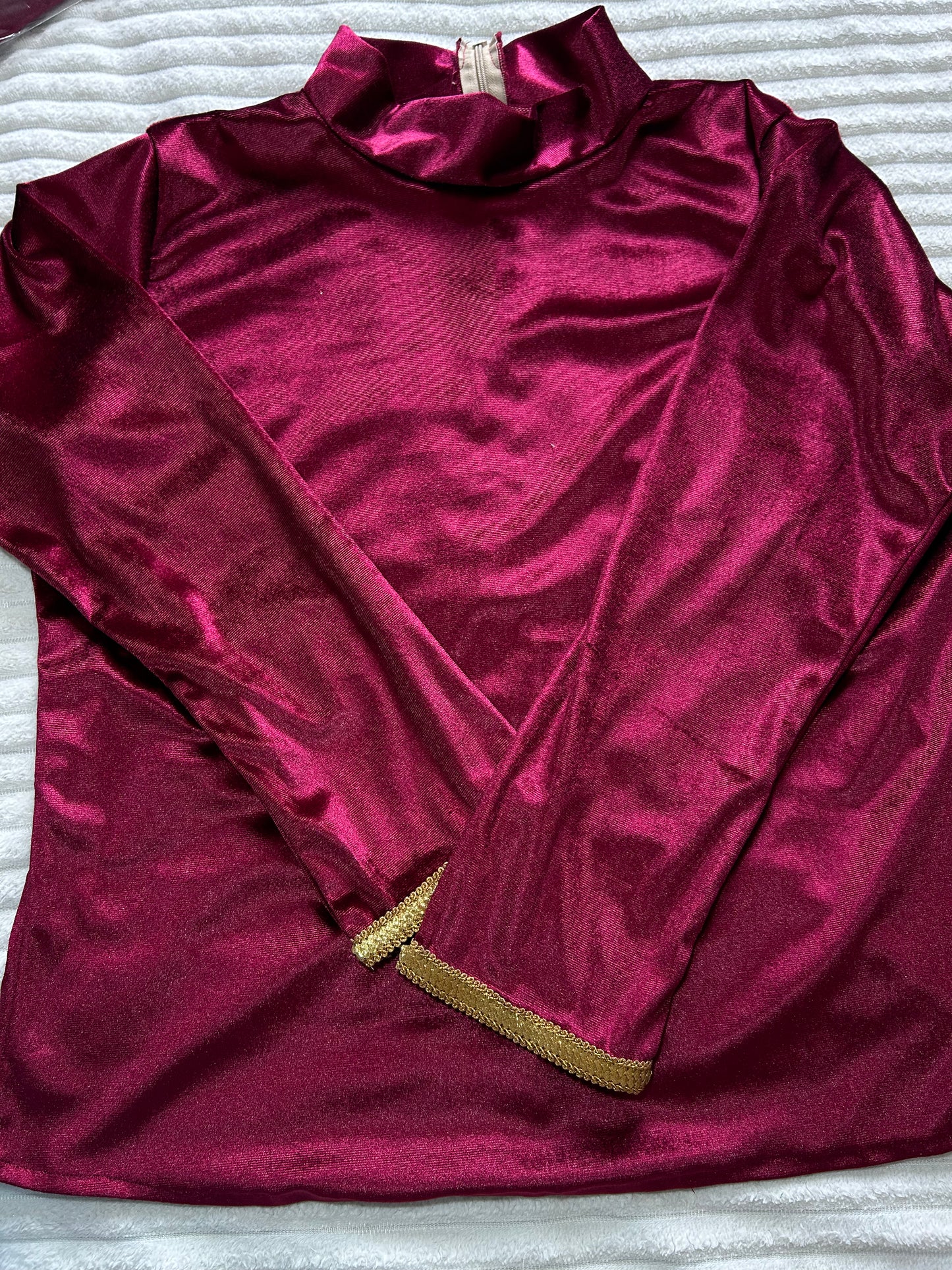 Body velour voilée