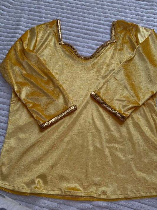 Body velour doré